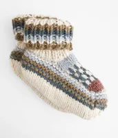 Lemon Northwestern Isles Cuffed Sweater Slipper