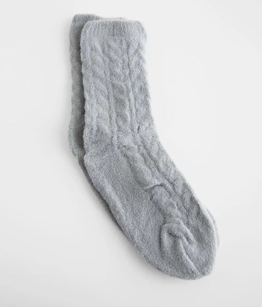 Buttermilk Plush Socks