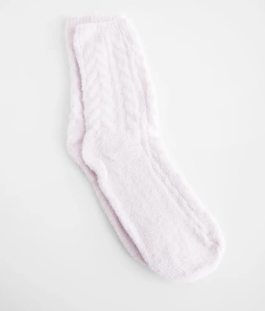 Lemon Buttermilk Plush Socks