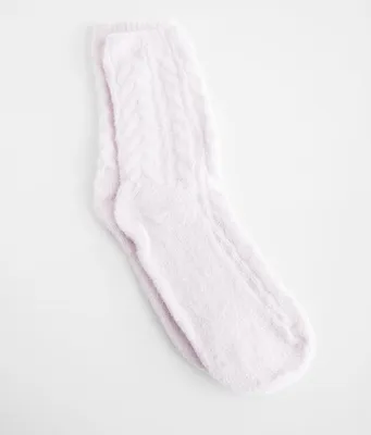 Lemon Buttermilk Plush Socks