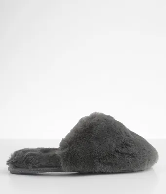 Lemon Faux Fur Slipper