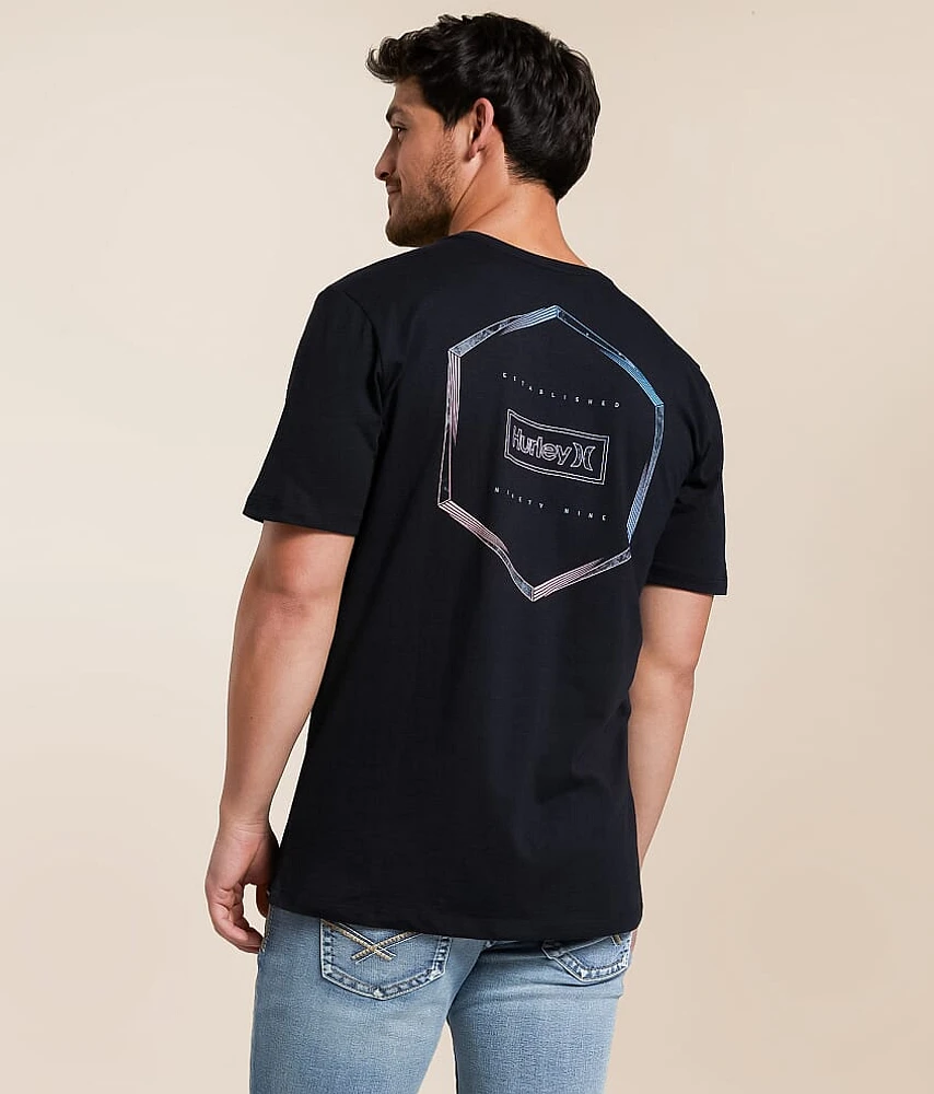 Hurley Outline Slub T-Shirt
