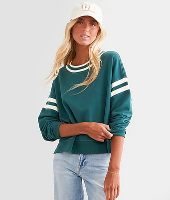 FITZ + EDDI Varsity Stripe Pullover