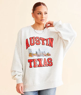 Modish Rebel Austin Texas Oversized Pullover