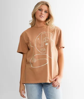 Modish Rebel Abstract Drawing T-Shirt