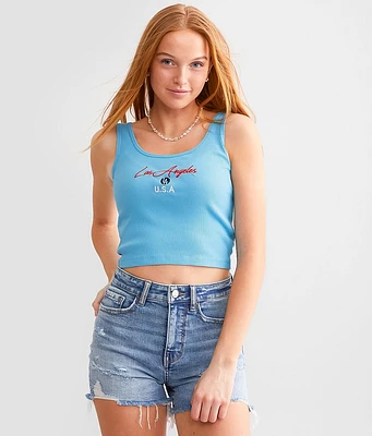 FITZ + EDDI Los Angeles Ribbed Tank Top