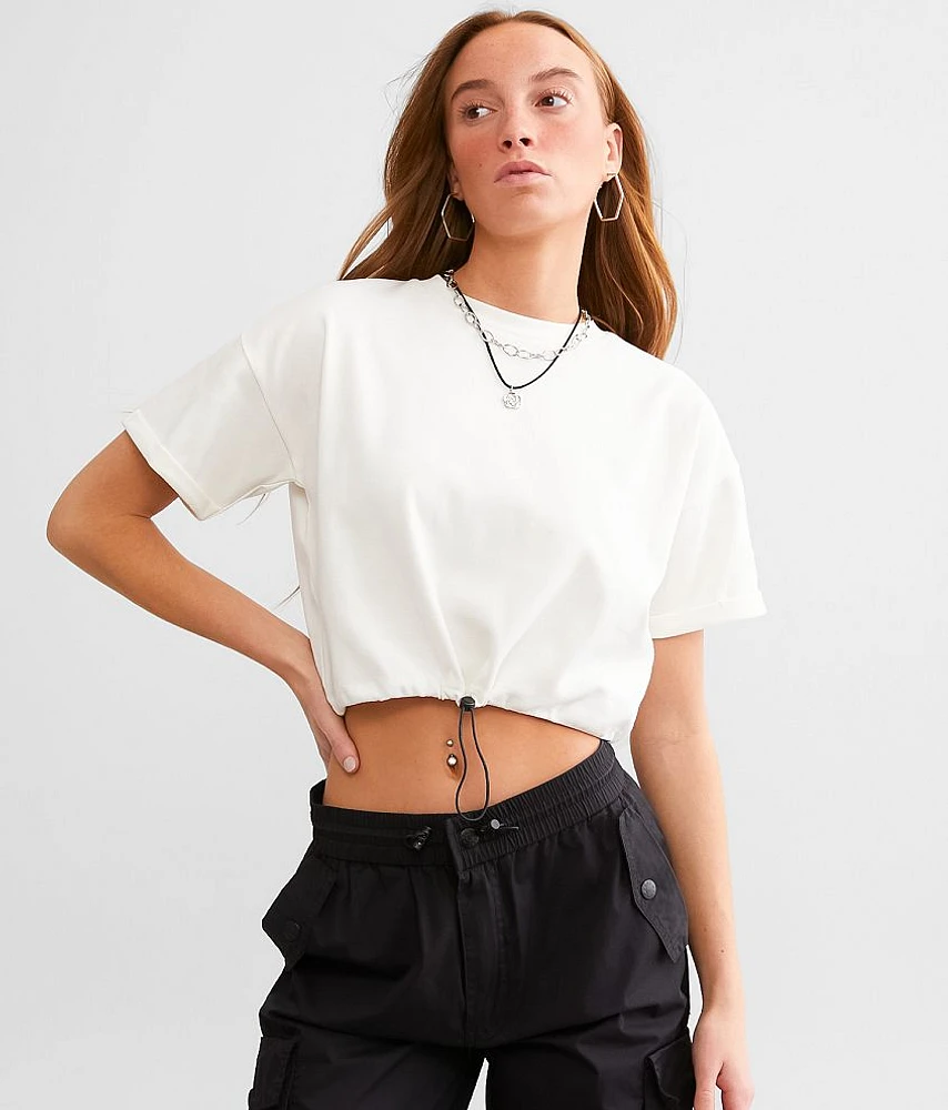 Cinch Tie Hem T-Shirt