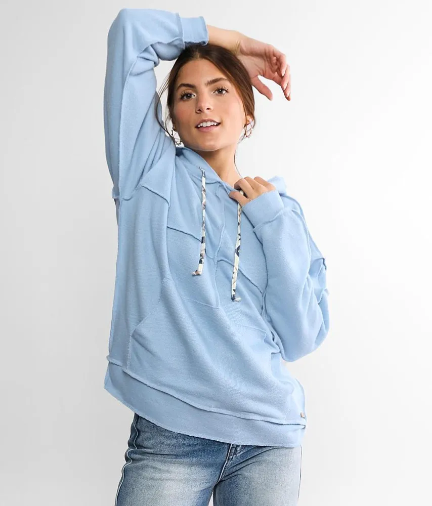 Exposed Seam Hoodie