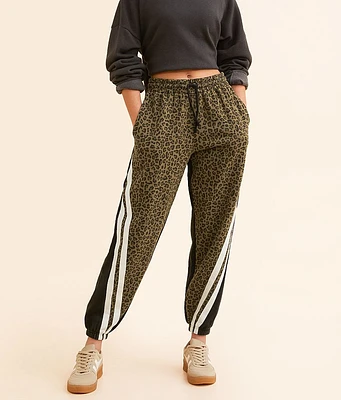 Gilded Intent Cheetah Pieced Jogger