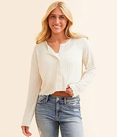FITZ + EDDI Pointelle Cropped Top