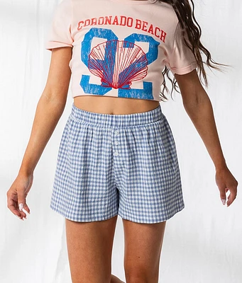 33 Coastal Gingham Boxer Short