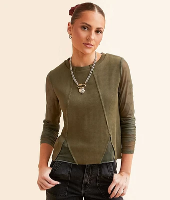 Gilded Intent Exposed Seam Top