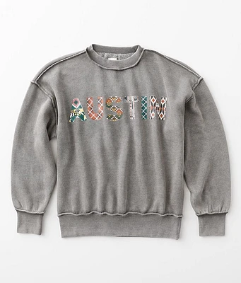 Girls - Modish Rebel Austin Patchwork Pullover