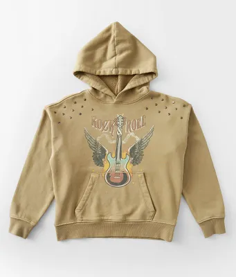 Girls - Modish Rebel Rock & Roll Hooded Sweatshirt