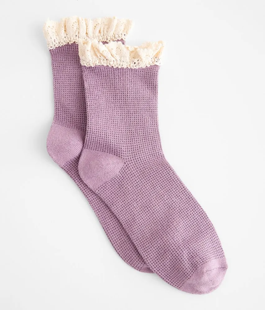 Free People Beloved Waffle Knit Socks
