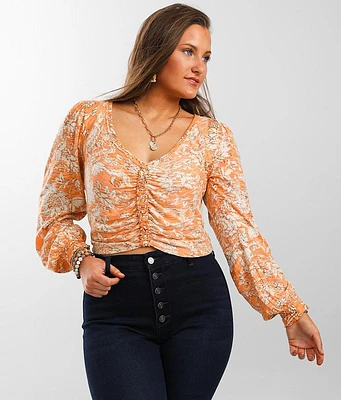 Free People Say The Word Cropped Top