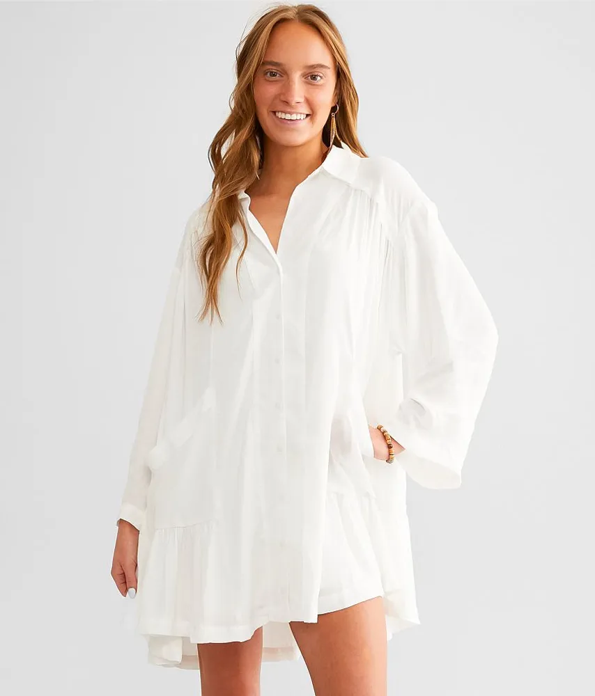 Moonstruck Mini Shirt Dress