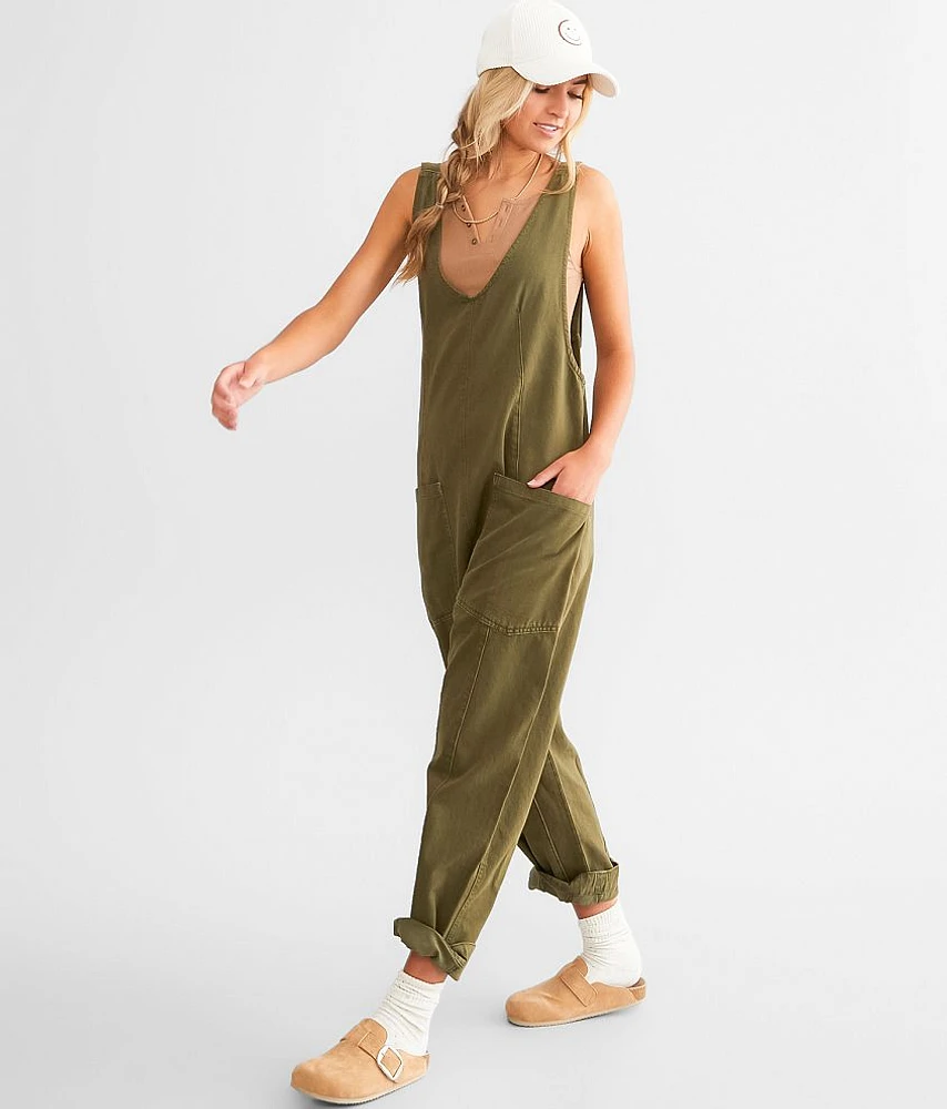 High Roller Denim Jumpsuit