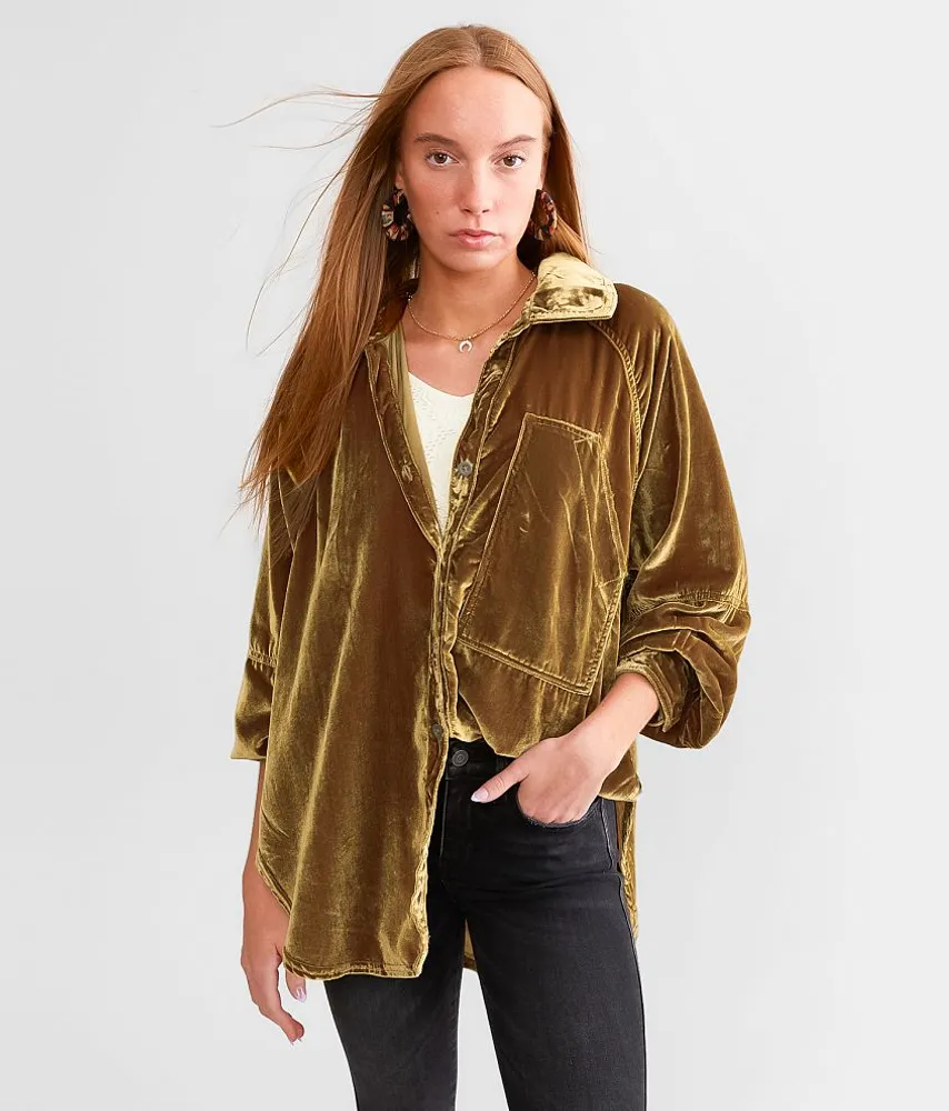 Night Skies Velvet Blouse