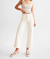Free People Palmer Wide Leg Cuffed Jean