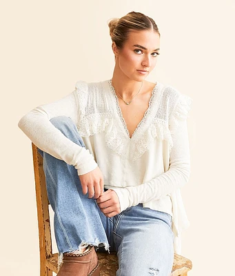 Free People Eva Cropped Top