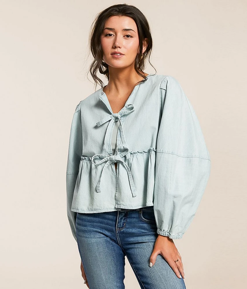 Denim Brunch Babe Top