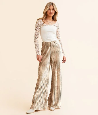 Free People Star Sign Velvet Flare Pant