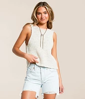 Free People Sicily Sweater Tank Top
