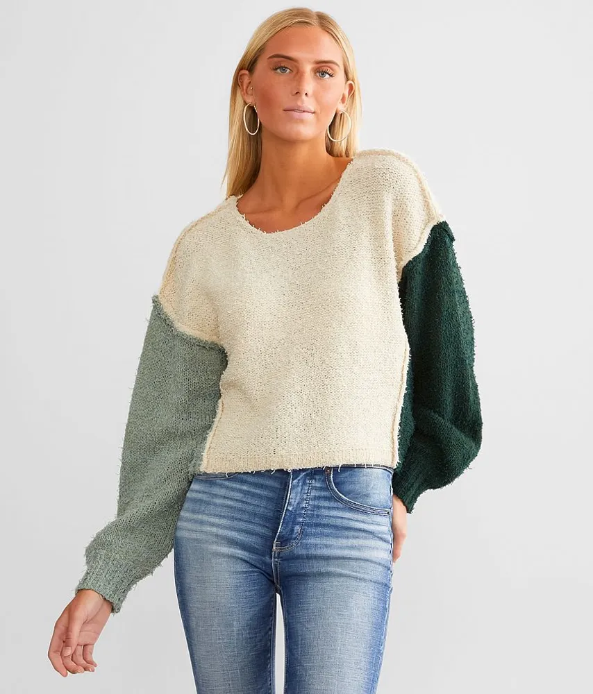 Oversized Dolman Cropped Sweater