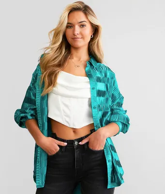 Willow & Root Pleated Blouse