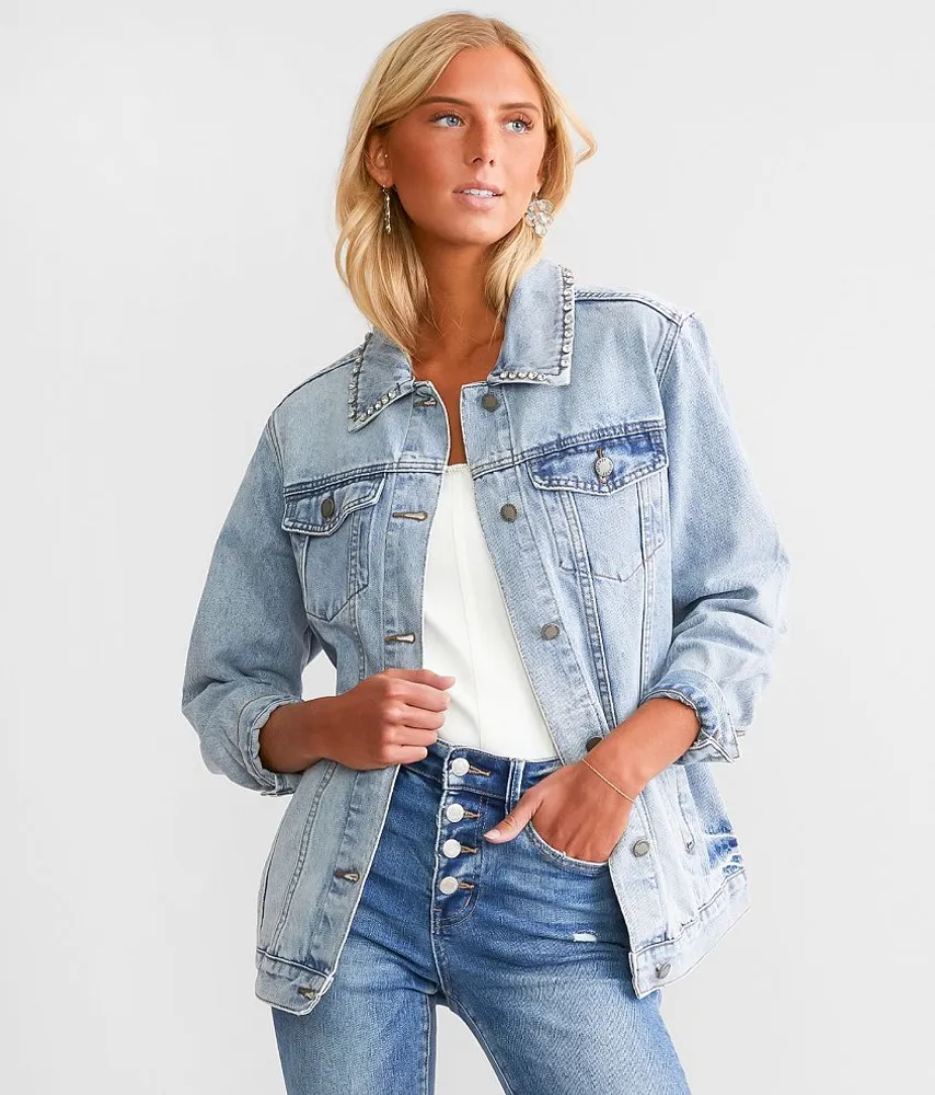 Rhinestone Denim Jacket