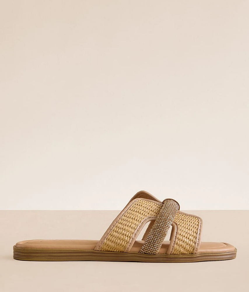Muse & Co. Raffia Glitz Sandal