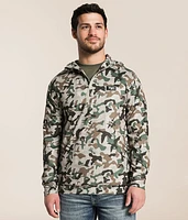 Waggle Waterfowl Quarter Zip Hooded Pullover