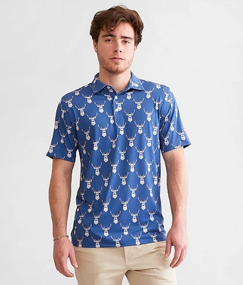 Waggle Kentucky Buck Performance Polo