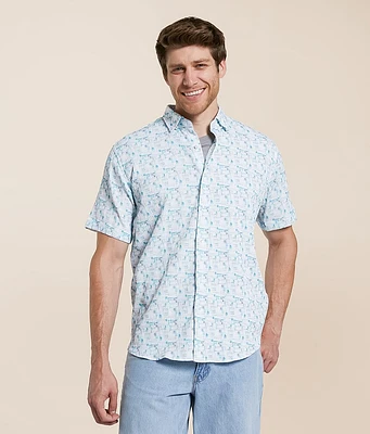 Johnny Q Textured Wave Stretch Shirt