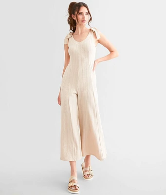 Polagram Wide Leg Patterned Jumpsuit