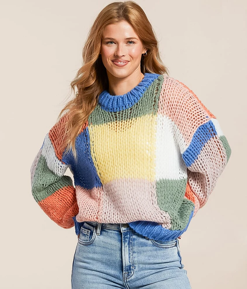 Color Block Sweater