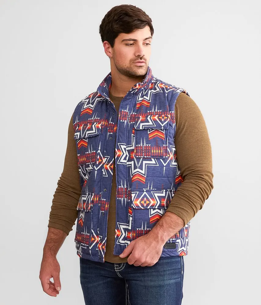Melange Puffer Vest