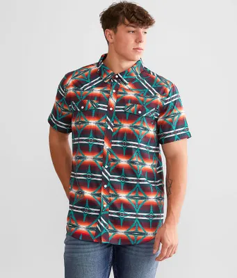 Rock & Roll Denim Southwestern Shirt