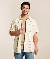Panhandle Slim Embroidered Western Stretch Shirt