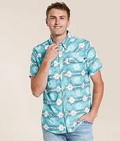 Rock & Roll Denim Aztec Tek Stretch Shirt