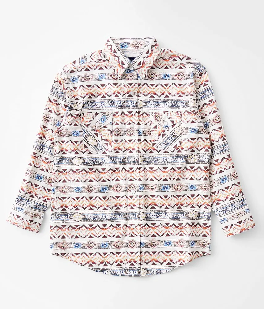 Boys - Aztec Stretch Shirt