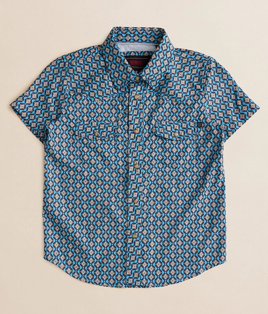 Rock & Roll Denim Aztec Tek Stretch Shirt
