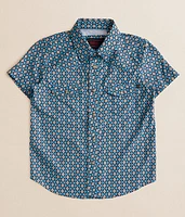 Rock & Roll Denim Aztec Tek Stretch Shirt