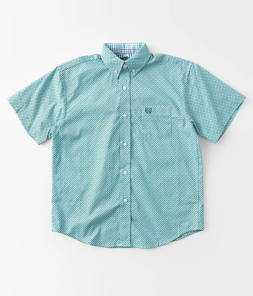 Boys - Ditsy Print Western Shirt