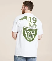 Screen Stars Coors Light 19th Hole Golf T-Shirt