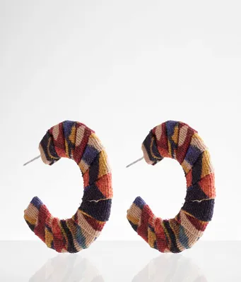 boutique by BKE Fabric Wrapped Earring