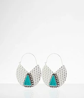 boutique by BKE Turquoise Stone Drop Earring