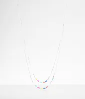 boutique by BKE Tiered Seed Bead Necklace
