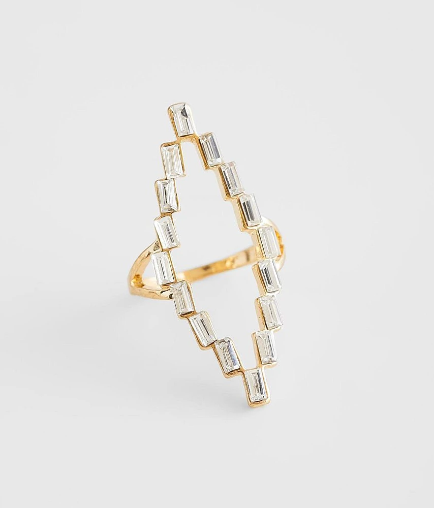 Rhinestone Statement Ring